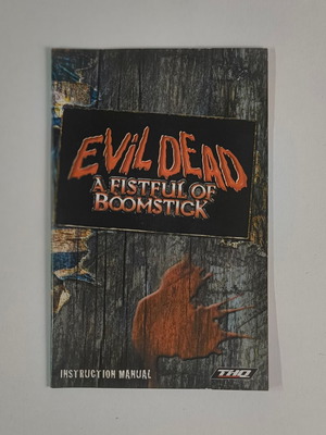 Evil Dead A Fistful of Boomstick PS2 manual used, English edition