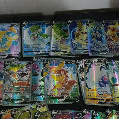 Pokemon Flash V and V-Max card collection, set of 60