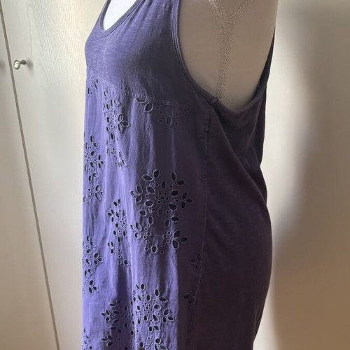 Benetton vintage dress M like new, purple with lining