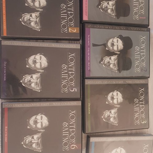 Fat and Thin 7 DVD set like new with Greek subtitles