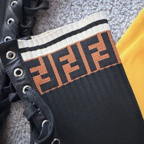 Boots with sock and leather in like new condition