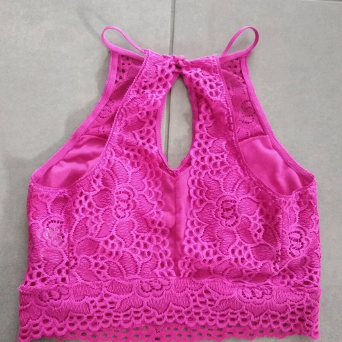 Pink bustier like new, size M