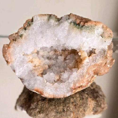 Geode Quartz Stone new from Morocco, set of 2 pieces