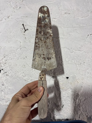 Large old trowel