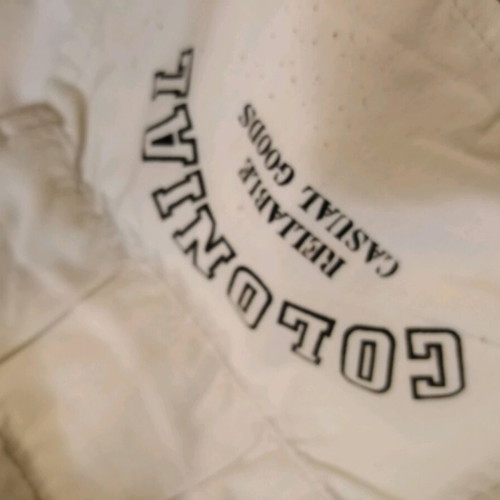 Colonial men's summer pants used, white, 100% cotton