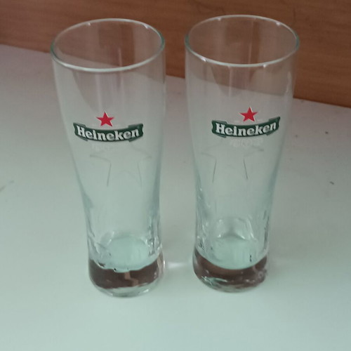 Ποτήρια μπύρας Heineken 0.3l πακέτο 2 καινούργια