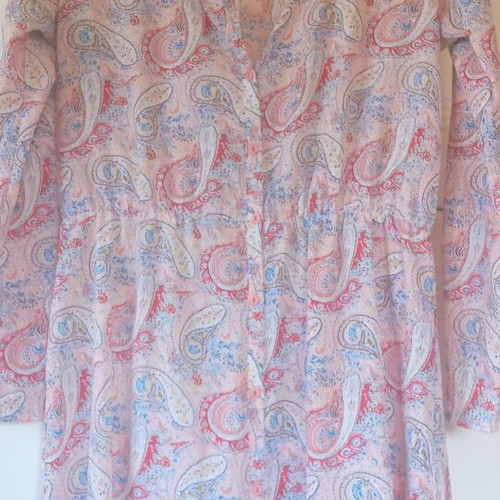 Dress with elastic waist and buttons, like new, size M/L