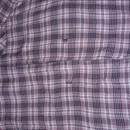 Benetton Girls' Shirt 11-12 Years Like New, Pink Checked