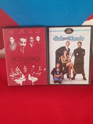 2 movies Bonanno and Fish Called Wanda used, DVD with subtitles