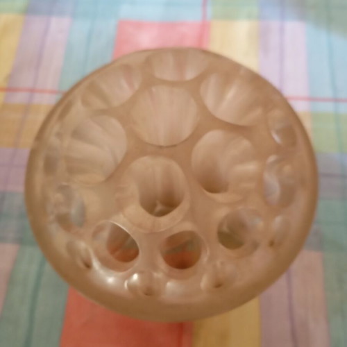 Vintage flower container used with flower base