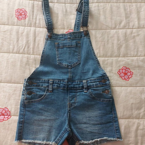Energiers salopette No6 116 cm used, soft denim fabric
