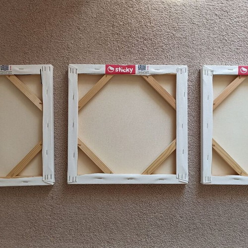 Cartoon Owls Sticky kids frames new, set of 3 pieces
