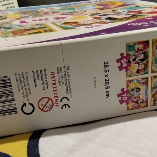 Puzzle 4 in 1 - Disney Princess, Happy Day, 35/48/54/70 pieces, Trefl, 4€