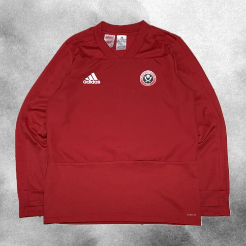 Adidas Sheffield United Jersey Long Sleeve Red Like New