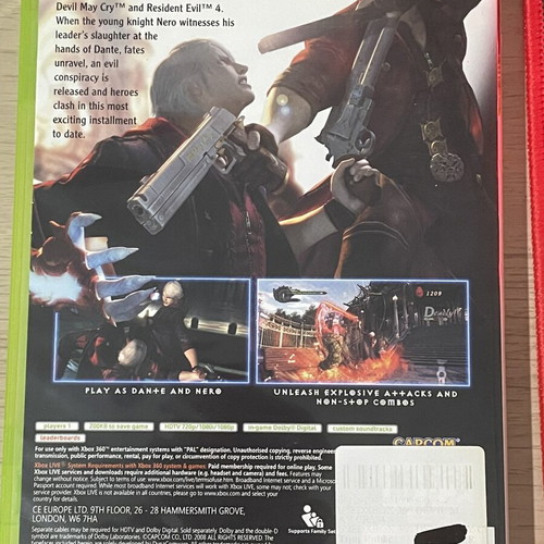 Devil May Cry 4 Xbox 360 game