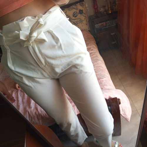 Kelly's M pants new, soft cream color, high waist