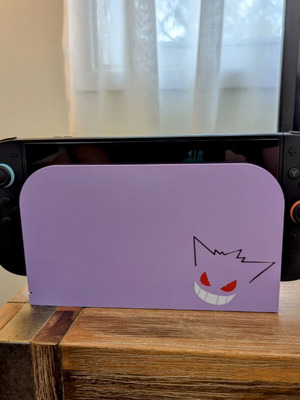 Nintendo Switch 2 dock cover with 3D Gengar design
