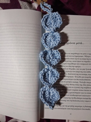 Crocheted bookmark made of 100% cotton new