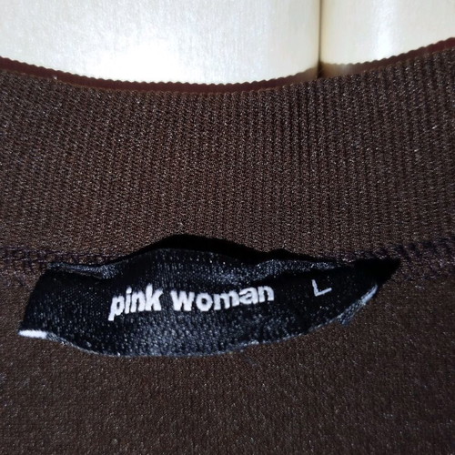 Pink Woman women's dress brown like new size L