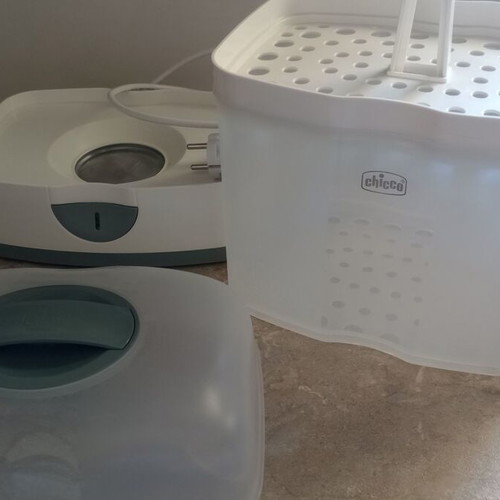 Chicco Baby Sterilizer used, large capacity, fast steam