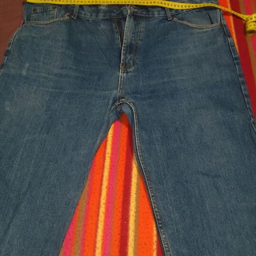 Men's jeans size 56 like new, blue, missing front button
