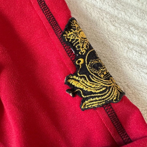 Sprint long cardigan used, red, size 6 years, 122 cm