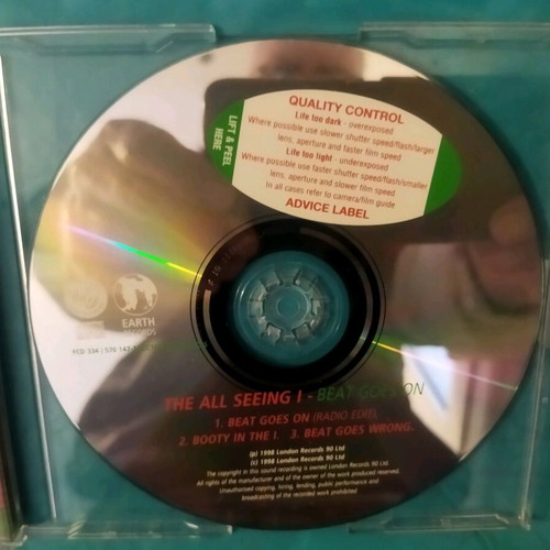 CD Bruce Springsteen, The All Seeing I, Planet Funk σαν καινούργια