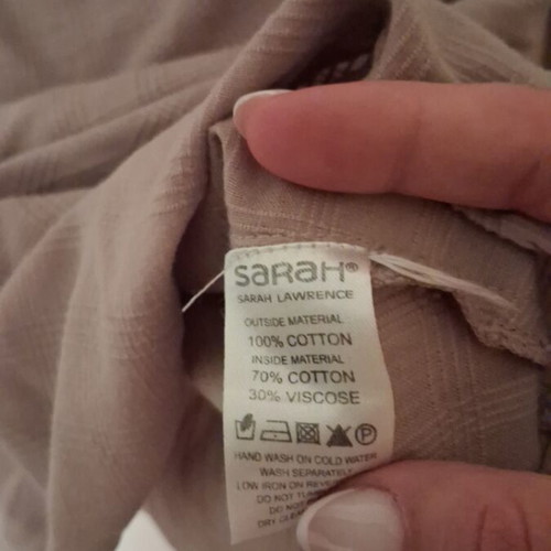Sarah Lawrence blouse medium size beige like new for spring and autumn