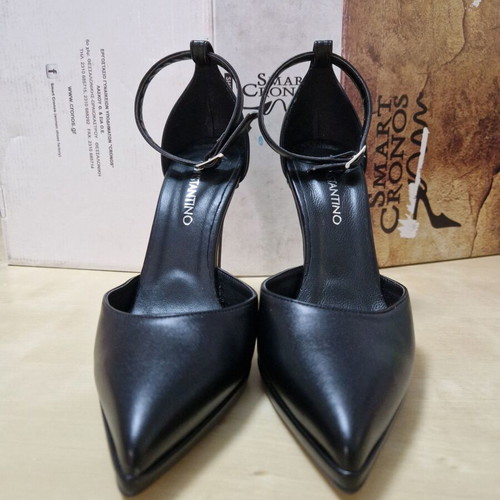 Smart Cronos black pumps with platform and ankle strap size 37 new