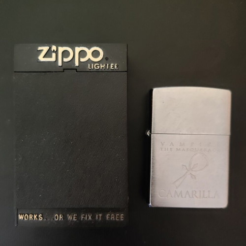 Vampire The Masquerade Zippo Lighter Camarilla like new
