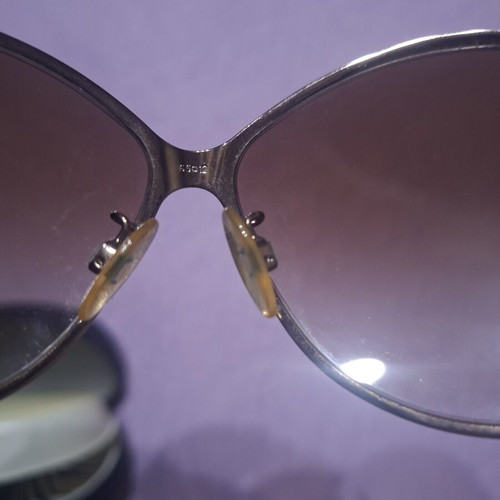 Roberto Cavalli sunglasses used, beige and brown gradient lenses with case