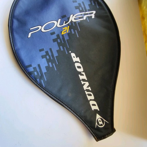 Dunlop Power Shot Maker Mini 21 junior tennis racket used with cover