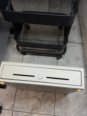 Cash register drawer used
