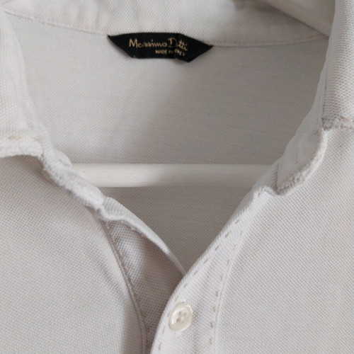 Massimo Dutti men's polo shirt like new, size L, white