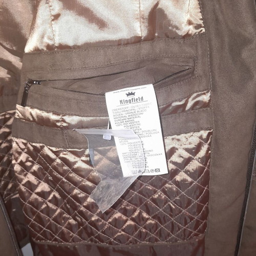 Men's pilot jacket new, brown to olive color, size XL