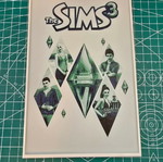 The Sims 3 framed print, plastic, 23cm height