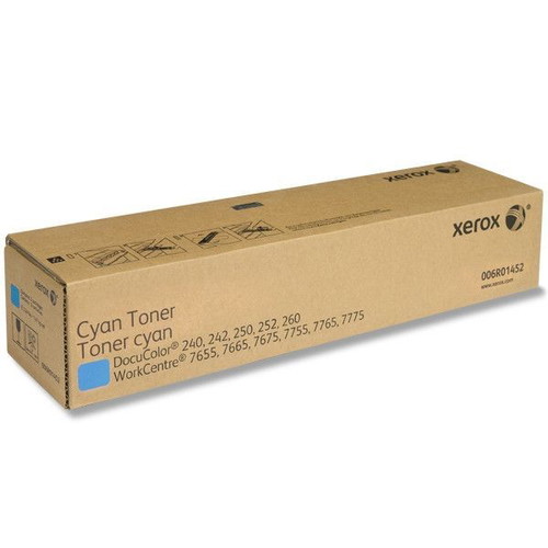 Cyan toner 2x original Xerox 006R01452 cartridges new