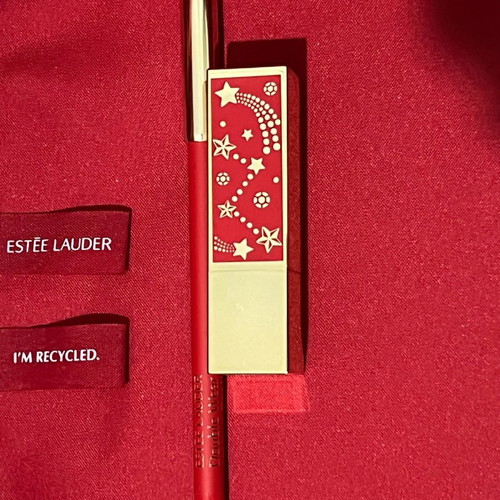 Estée Lauder set Lipstick Starlet Red limited edition and Double Wear 24H Lip Liner new