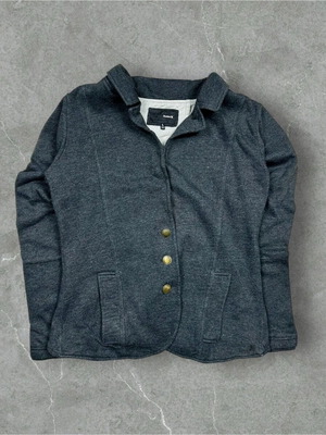 Hurley women's fleece jacket Large charcoal knit like new