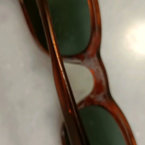 Sunglasses used 90s brown with case Y2K