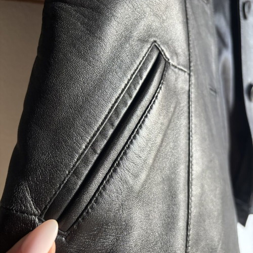 Vintage black leather jacket Markos Leather like new, classic fit