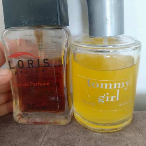 Tommy Girl, Loris, English Rose perfumes used, vintage