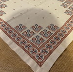 Handmade embroidery used