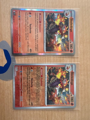 Pokémon TCG Skeledirge 2 карти Holo+ Reverse Rare нови