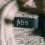 H&M men's short sleeve knit T-shirt, light beige