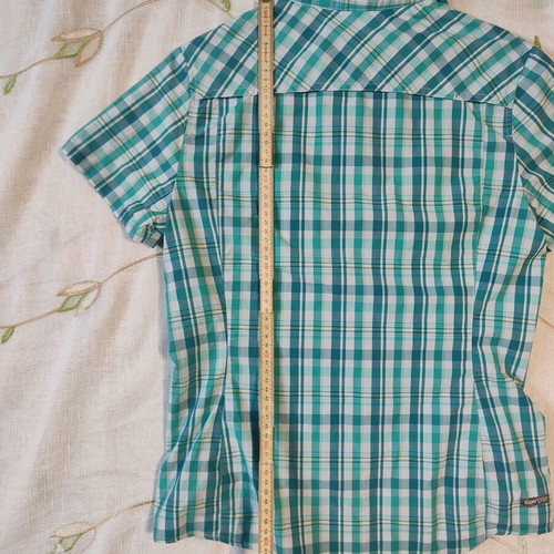The North Face VaporWick women's hiking shirt size M like new, plaid