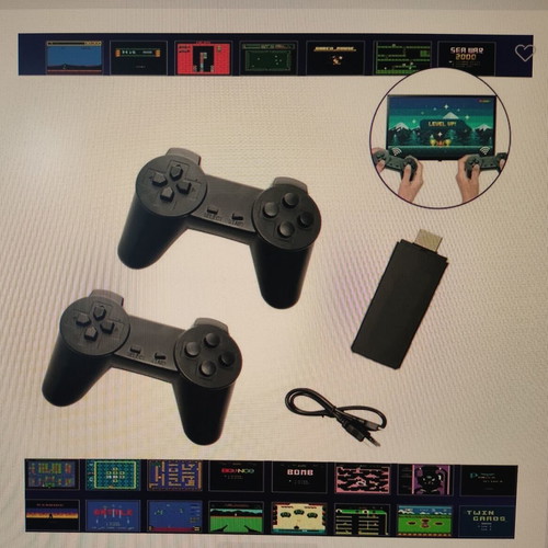 Retro wireless console with over 800 games for TV like new