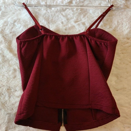 Evening top new, red, size S