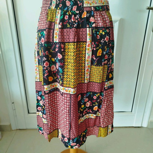Summer skirt like new, multicolored, size M