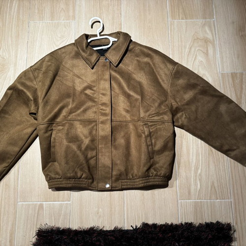 Shein short brown women's jacket like new, size L